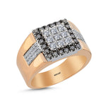 Load image into Gallery viewer, 0.92 Karat Diamond Design Men's Ring