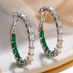 Load image into Gallery viewer, 3.77 Karat Diamond Design Earrings