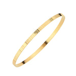 Load image into Gallery viewer, 22ct 10 g Patterned Matchstick Bangle