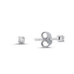 Load image into Gallery viewer, 0.08 Karat Diamond Solitaire Earrings
