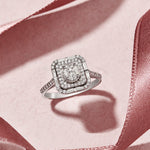 Load image into Gallery viewer, 0.56 Karat Diamond Design Ring