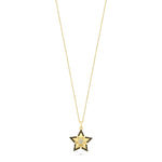 Load image into Gallery viewer, 14ct Mega Star Design Gold Necklace