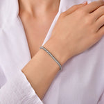 Load image into Gallery viewer, 3.44 Karat Tennis Diamond Bracelet