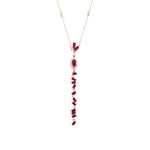Load image into Gallery viewer, 3.12 Karat Ruby Diamond Necklace