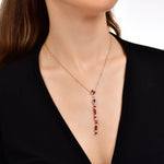 Load image into Gallery viewer, 3.12 Karat Ruby Diamond Necklace