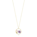 Load image into Gallery viewer, 14ct Rose Mor Cicekli Gold Necklace