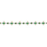 Load image into Gallery viewer, 4.67 Karat Emerald Diamond Bracelet