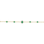 Load image into Gallery viewer, 1.24 Karat Emerald Diamond Bracelet