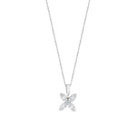 Load image into Gallery viewer, 0.20 Karat Diamond Flower Design Necklace