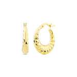 Load image into Gallery viewer, 14ct Tassiz Della Hoop Gold Earrings
