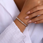 Load image into Gallery viewer, 12.97 Karat Diamond Baguette Bracelet