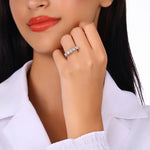 Load image into Gallery viewer, 1.26 Karat GH SI Diamond Five Stone Ring