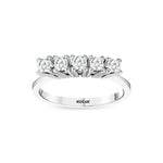 Load image into Gallery viewer, 0.44 Karat GH SI Diamond Five Stone Ring