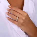 Load image into Gallery viewer, 0.44 Karat GH SI Diamond Five Stone Ring