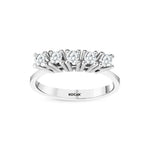 Load image into Gallery viewer, 0.39 Karat GH SI Diamond Five Stone Ring