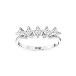 Load image into Gallery viewer, 0.39 Karat GH SI Diamond Five Stone Ring