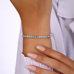 Load image into Gallery viewer, 4.78 Karat GH SI Diamond Tennis Bracelet