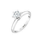 Load image into Gallery viewer, 0.61 Karat FG SI Solitaire Diamond Ring