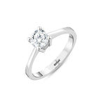 Load image into Gallery viewer, 0.72 Karat FG SI Solitaire Diamond Ring