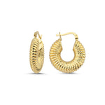 Load image into Gallery viewer, 14ct Gabriella Gold Hoop Earrings