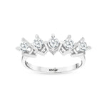 Load image into Gallery viewer, 0.75 Karat GH SI Diamond Five Stone Ring