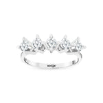 Load image into Gallery viewer, 0.77 Karat GH SI Diamond Five Stone Ring