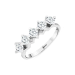 Load image into Gallery viewer, 0.75 Karat GH SI Diamond Five Stone Ring
