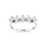 Load image into Gallery viewer, 0.75 Karat GH SI Diamond Five Stone Ring