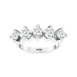 Load image into Gallery viewer, 1.51 Karat GH SI Diamond Five Stone Ring