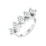 Load image into Gallery viewer, 2.04 Karat GH SI Diamond Five Stone Ring