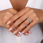 Load image into Gallery viewer, 2.79 Karat GH SI Full Eternity Diamond Ring