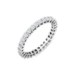 Load image into Gallery viewer, 0.94 Karat GH SI Full Eternity Diamond Ring