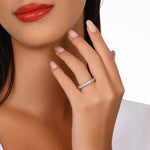 Load image into Gallery viewer, 2.56 Karat GH SI Full Eternity Diamond Ring