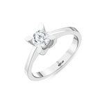Load image into Gallery viewer, 0.60 Karat FG SI Solitaire Diamond Ring