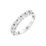 Load image into Gallery viewer, 0.71 Karat GH SI Half Eternity Diamond Ring