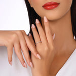 Load image into Gallery viewer, 0.20 Karat GH SI Half Eternity Diamond Ring