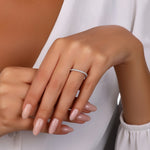 Load image into Gallery viewer, 0.40 Karat GH SI Half Eternity Diamond Ring