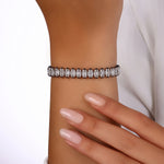 Load image into Gallery viewer, 5.99 Karat Diamond Baguette Bracelet