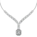 Load image into Gallery viewer, 5.21 Karat Baguette Diamond Necklace