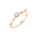 Load image into Gallery viewer, 0.15 Karat Diamond Ring