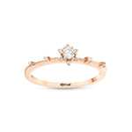 Load image into Gallery viewer, 0.15 Karat Diamond Ring