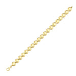 Load image into Gallery viewer, 14ct Aster Design Gold Bracelet