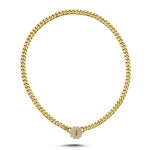 Load image into Gallery viewer, 14ct Floral Design Gold Necklace Collar