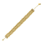 Load image into Gallery viewer, 14ct Textured Design Gold Bracelet