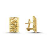 Load image into Gallery viewer, 14ct Cedar Design Gold Earrings