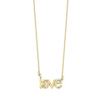 Load image into Gallery viewer, 14ct Love Inscribed Design Gold Necklace