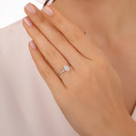 Load image into Gallery viewer, 0.72 Karat EF VS Solitaire Diamond Ring