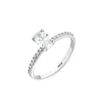 Load image into Gallery viewer, 0.83 Karat Solitaire Diamond Ring
