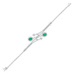 Load image into Gallery viewer, 4.33 Karat Emerald Diamond Bracelet