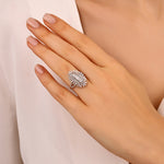 Load image into Gallery viewer, 0.90 Karat Diamond Ring